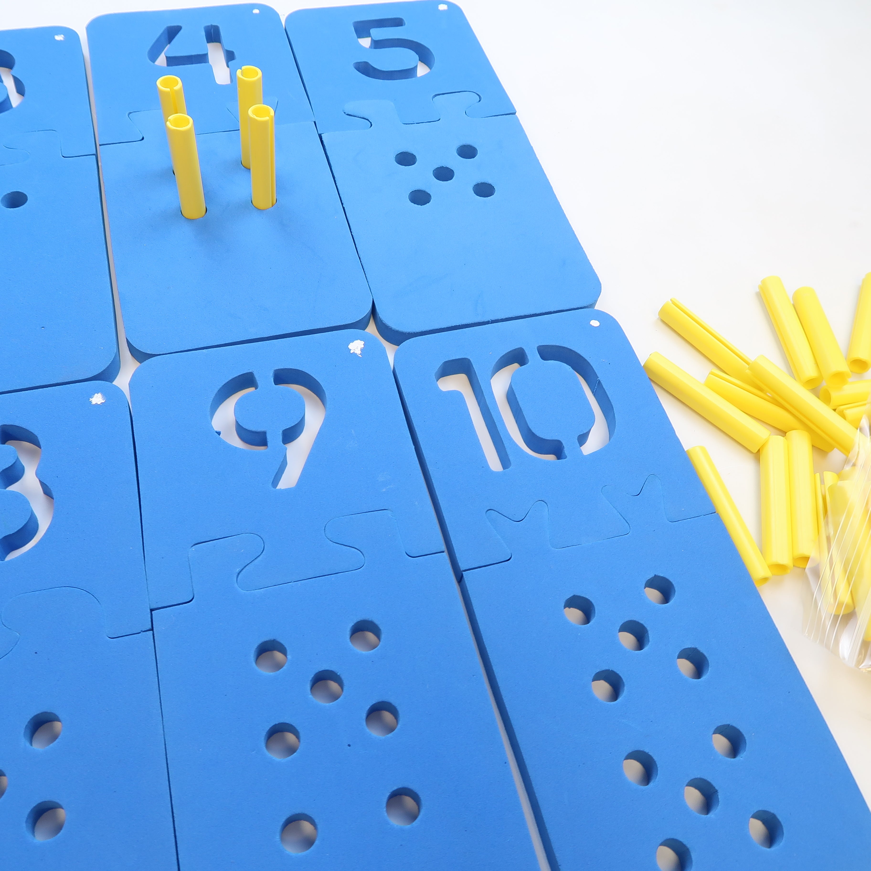 Number Counting Peg Game