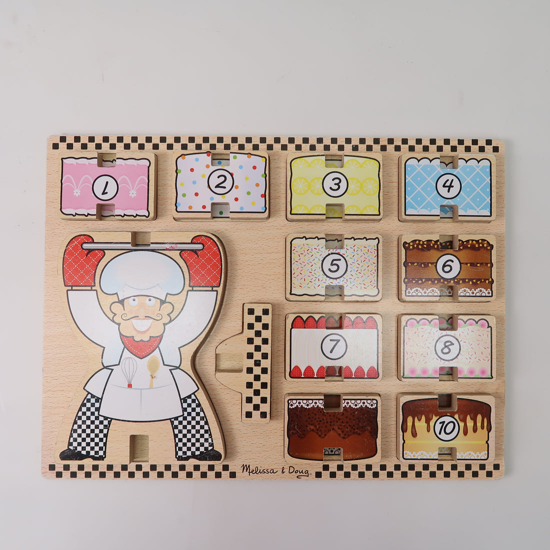 Melissa & Doug - Cake Stacking Puzzle