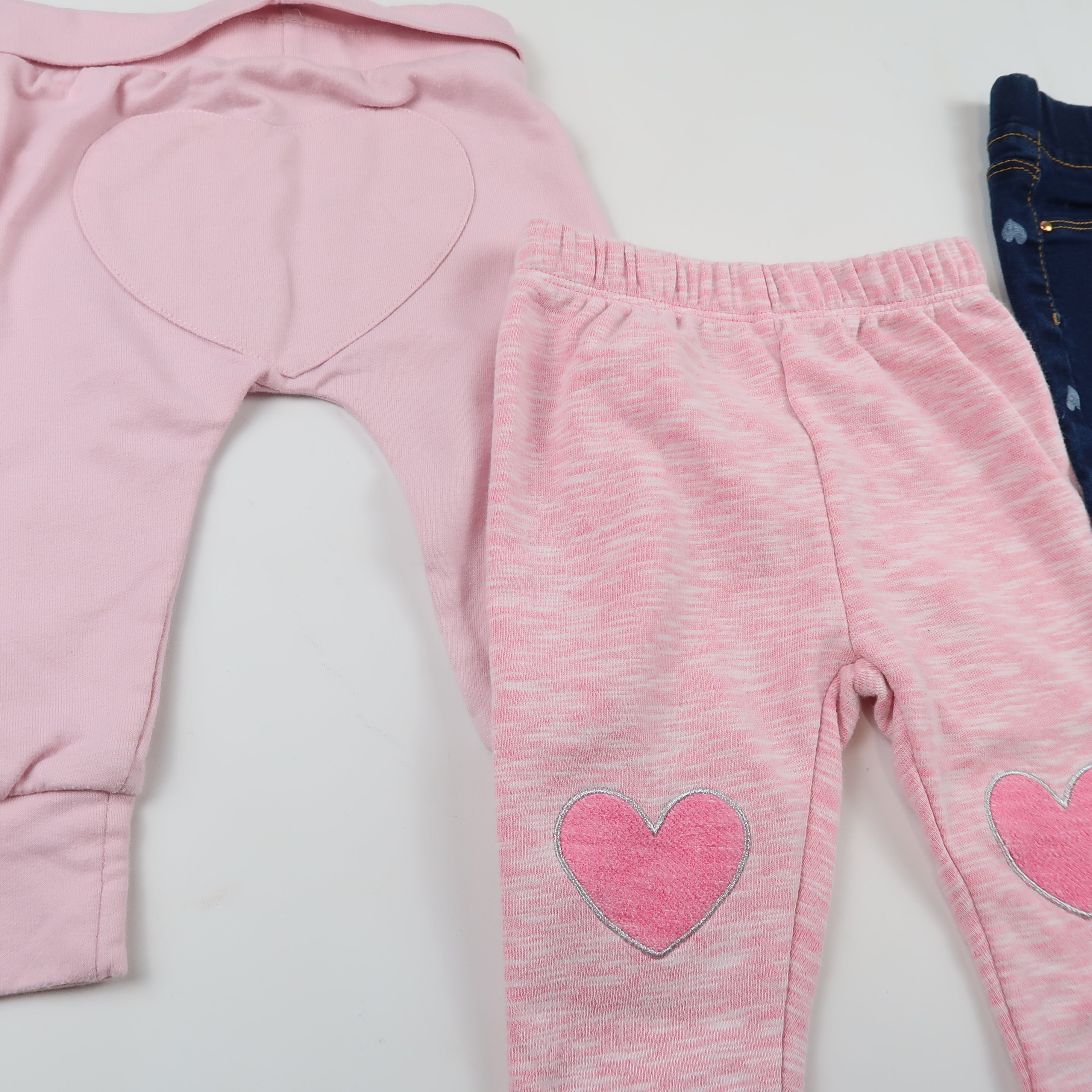 Mixed Brands - Heart Pants Set (6-12M)