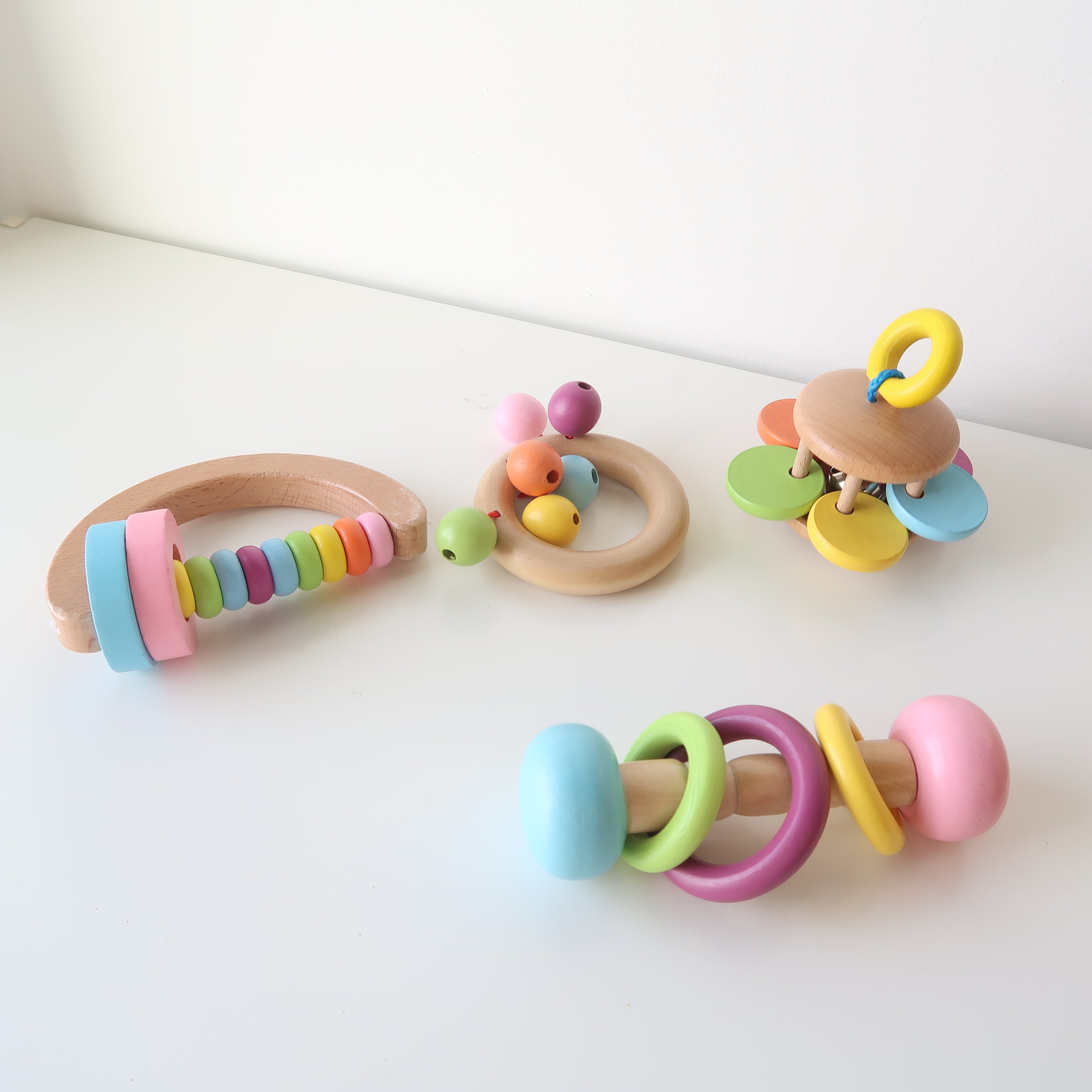 Wooden Rattle Toys