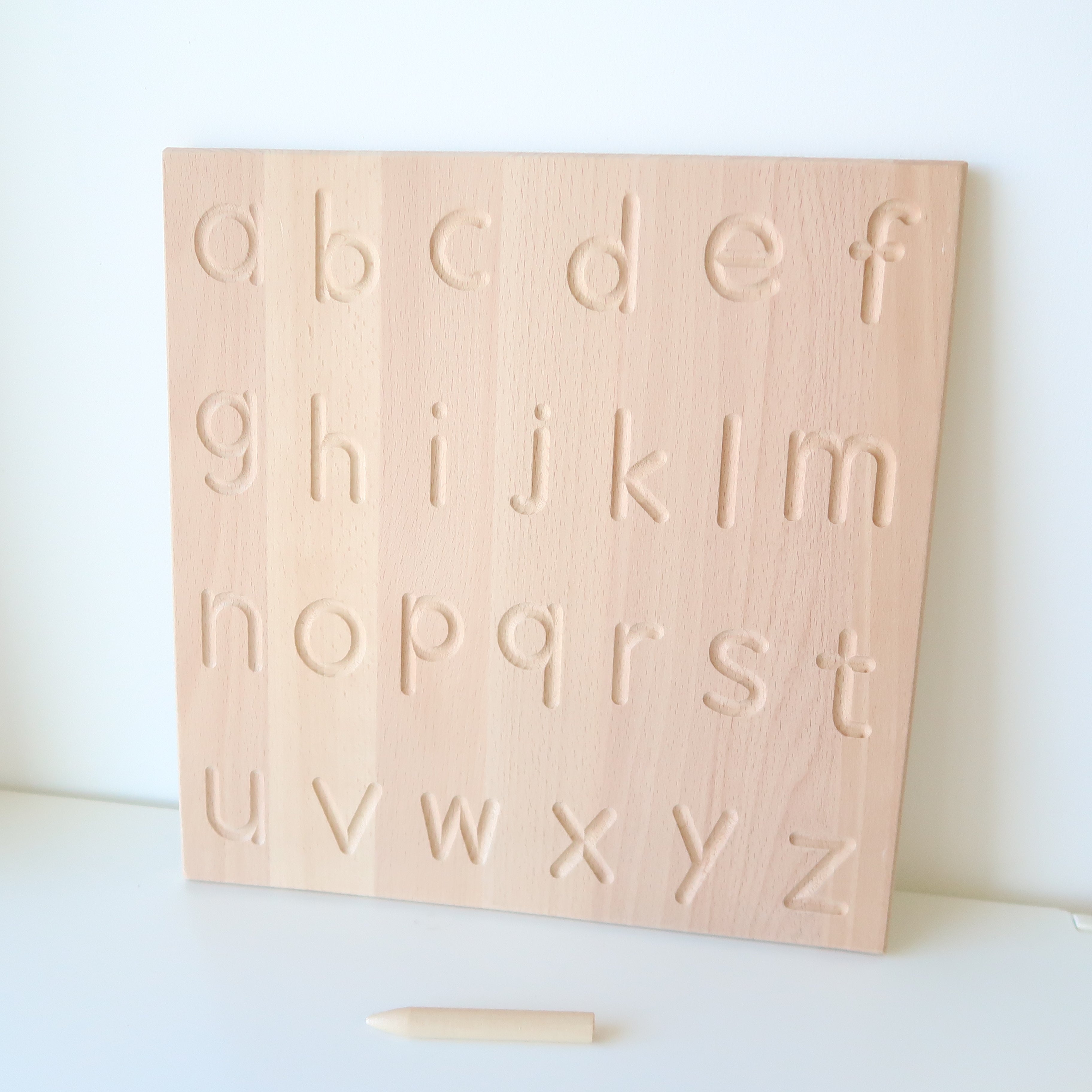 Wooden Alphabet Tracing Board