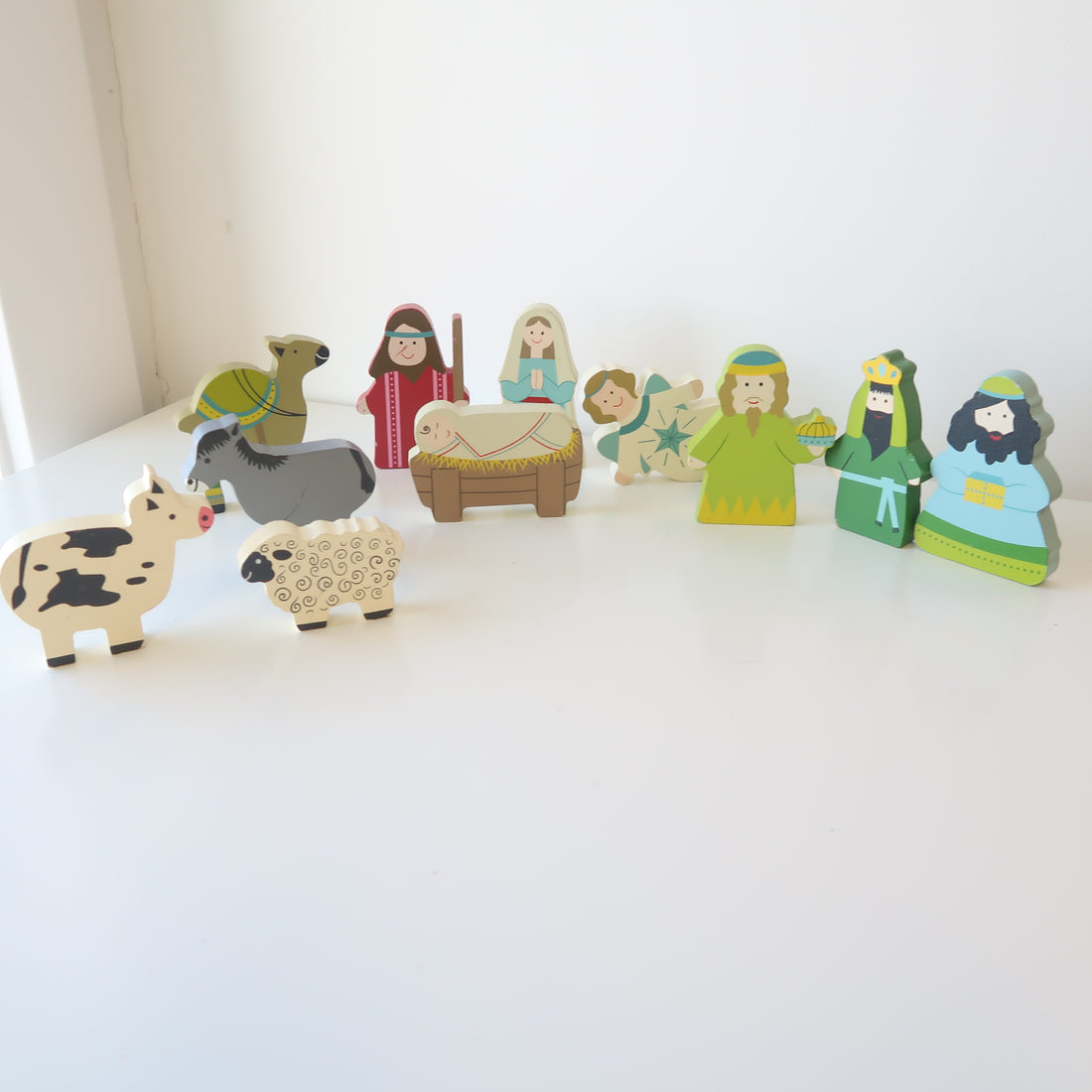 Wooden Nativity Set