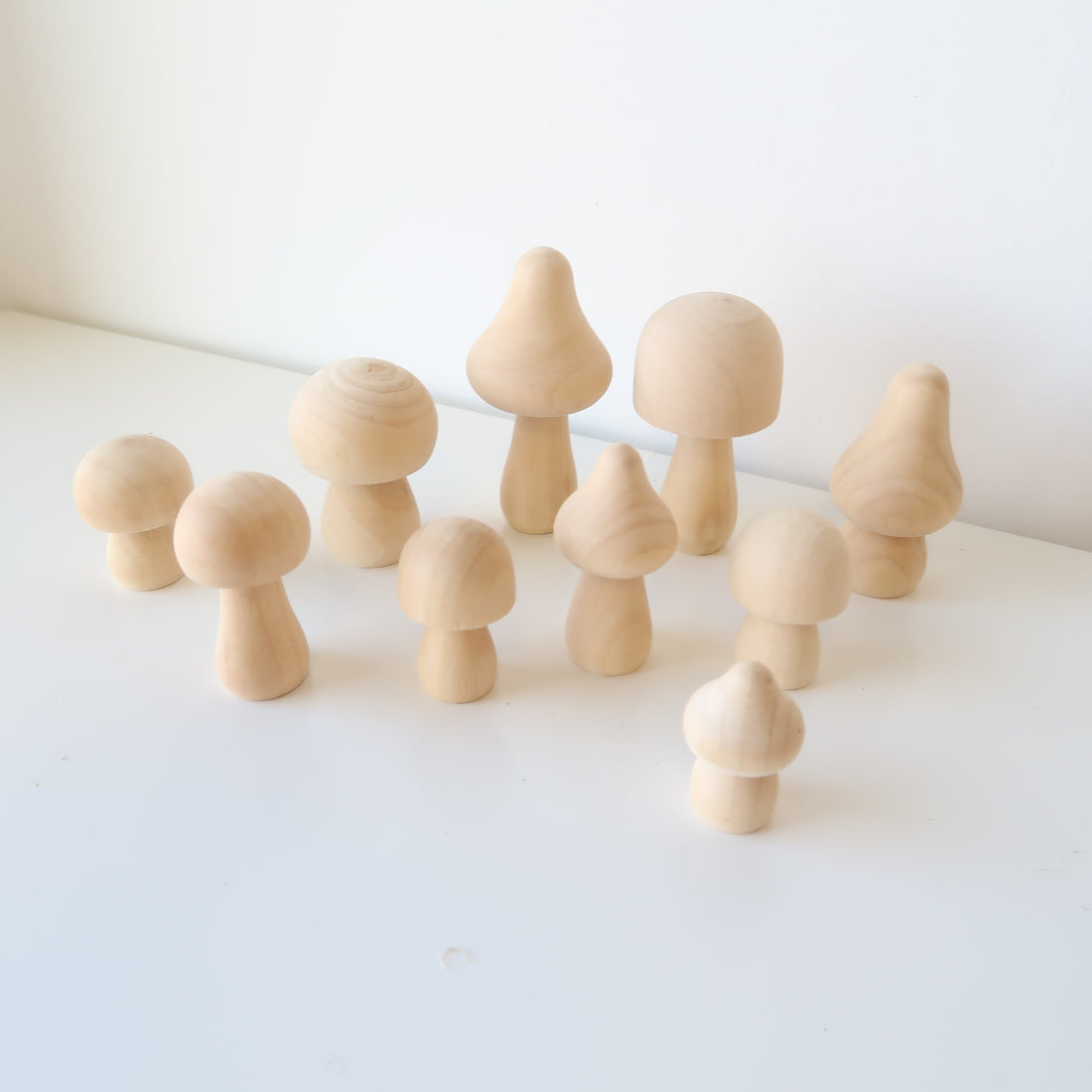 Wooden Mushrooms