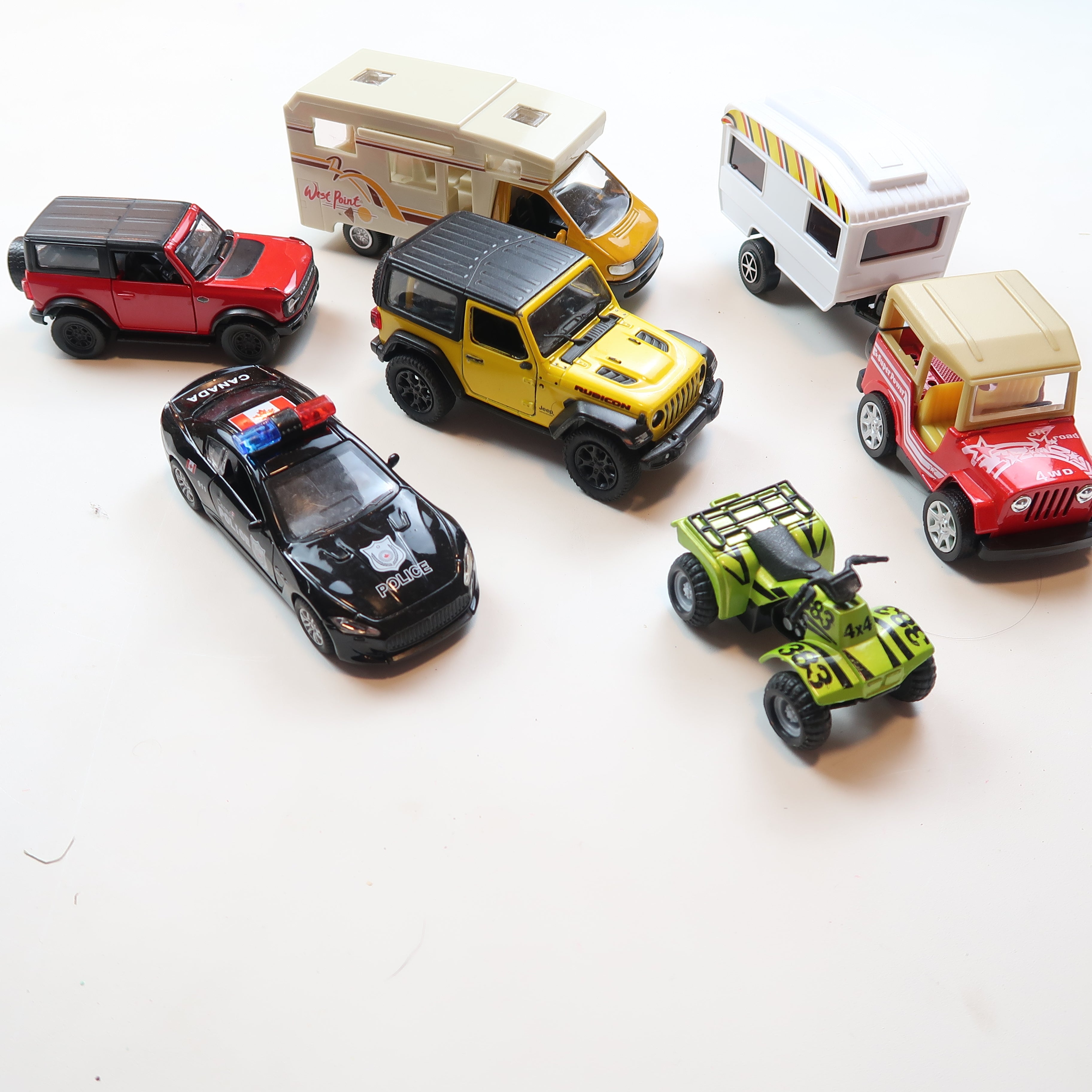Mixed - Die Cast Camping Vehicle Set (Toy)
