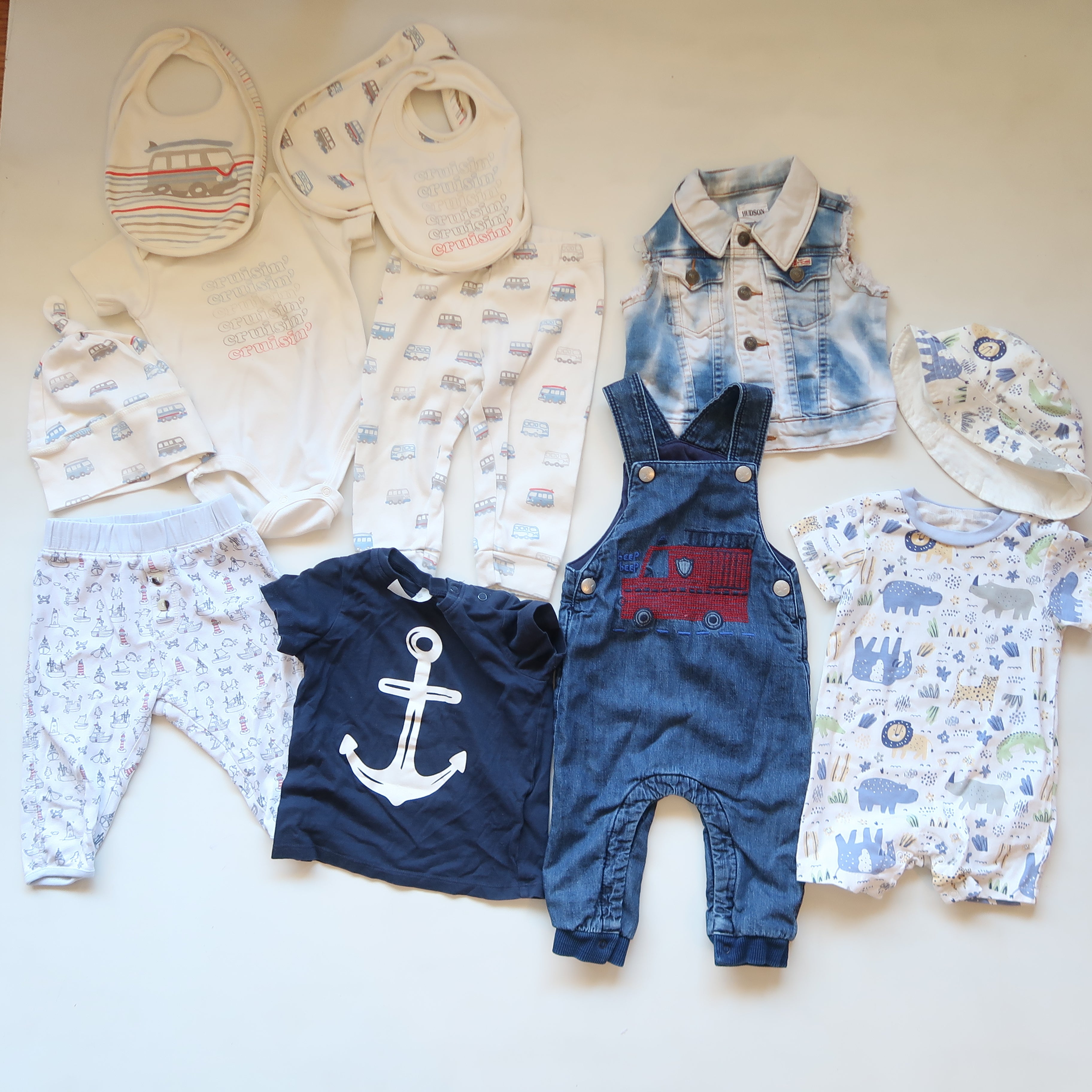 6-12M Summer Boy Bundle