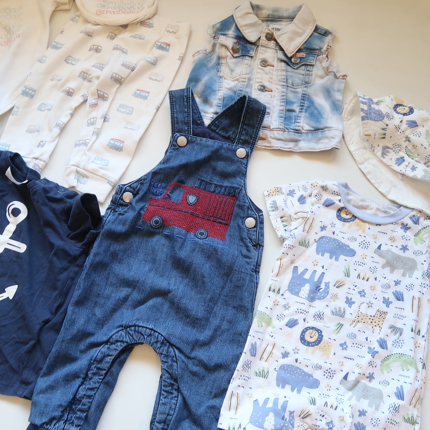 6-12M Summer Boy Bundle