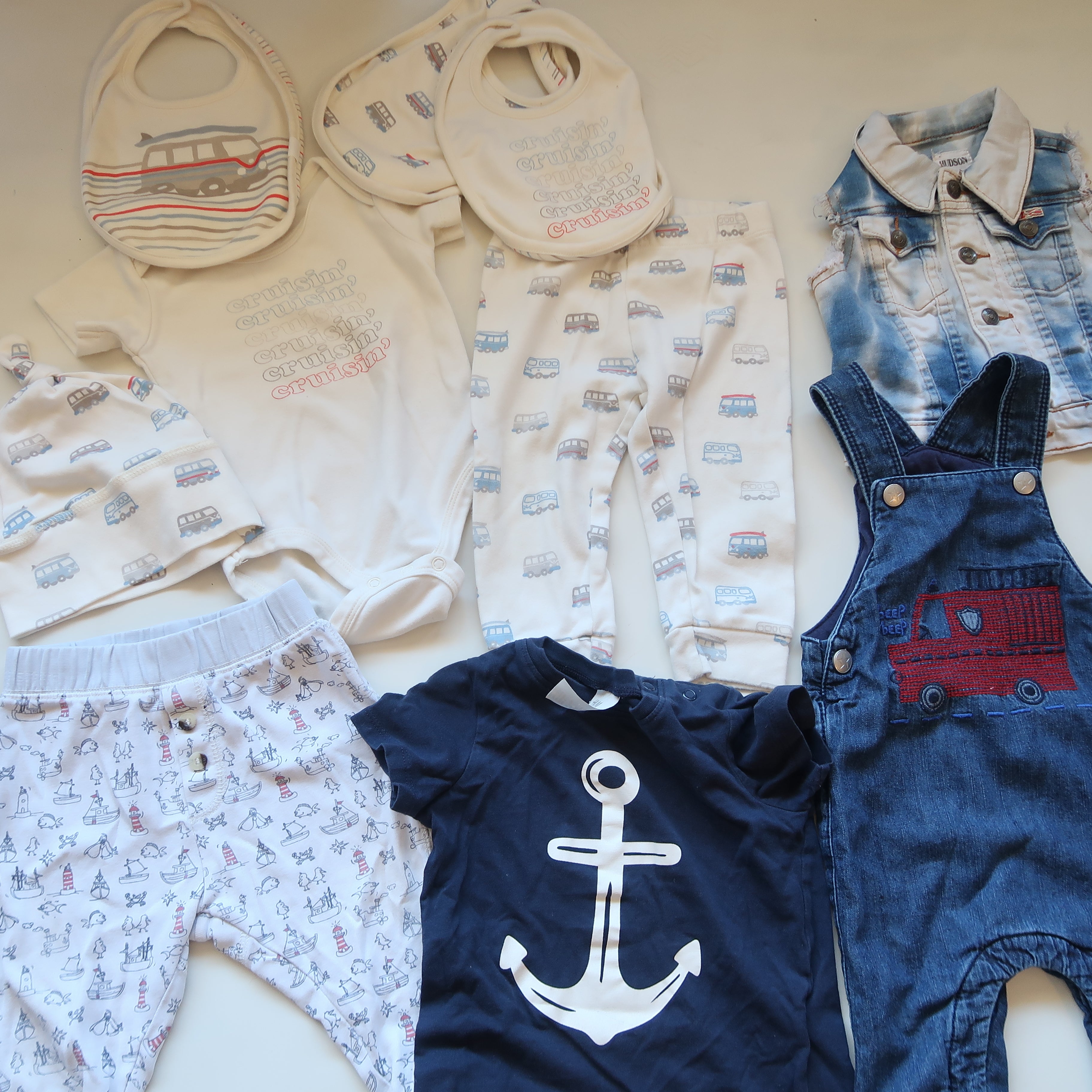 6-12M Summer Boy Bundle