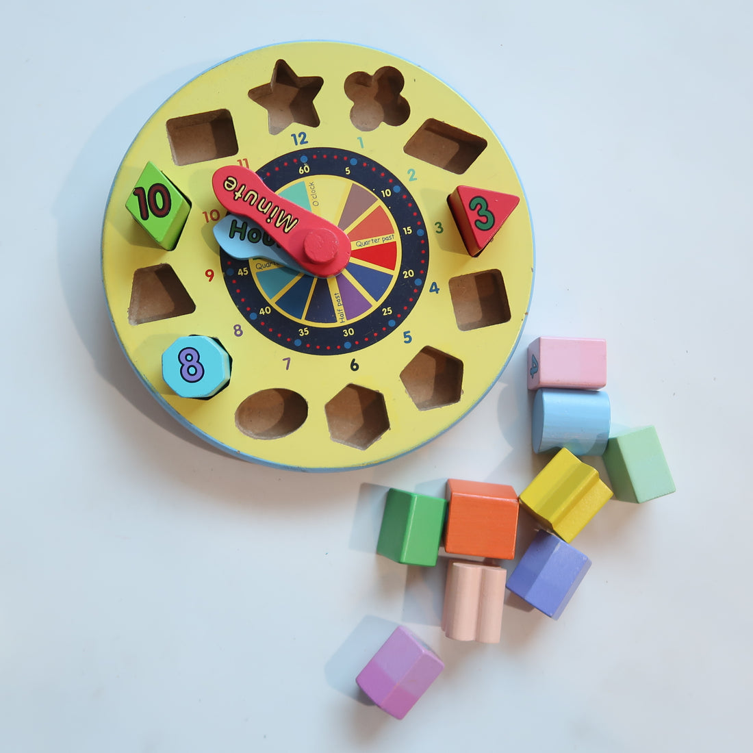 Melissa & Doug - Wooden Shape Sorting Clock