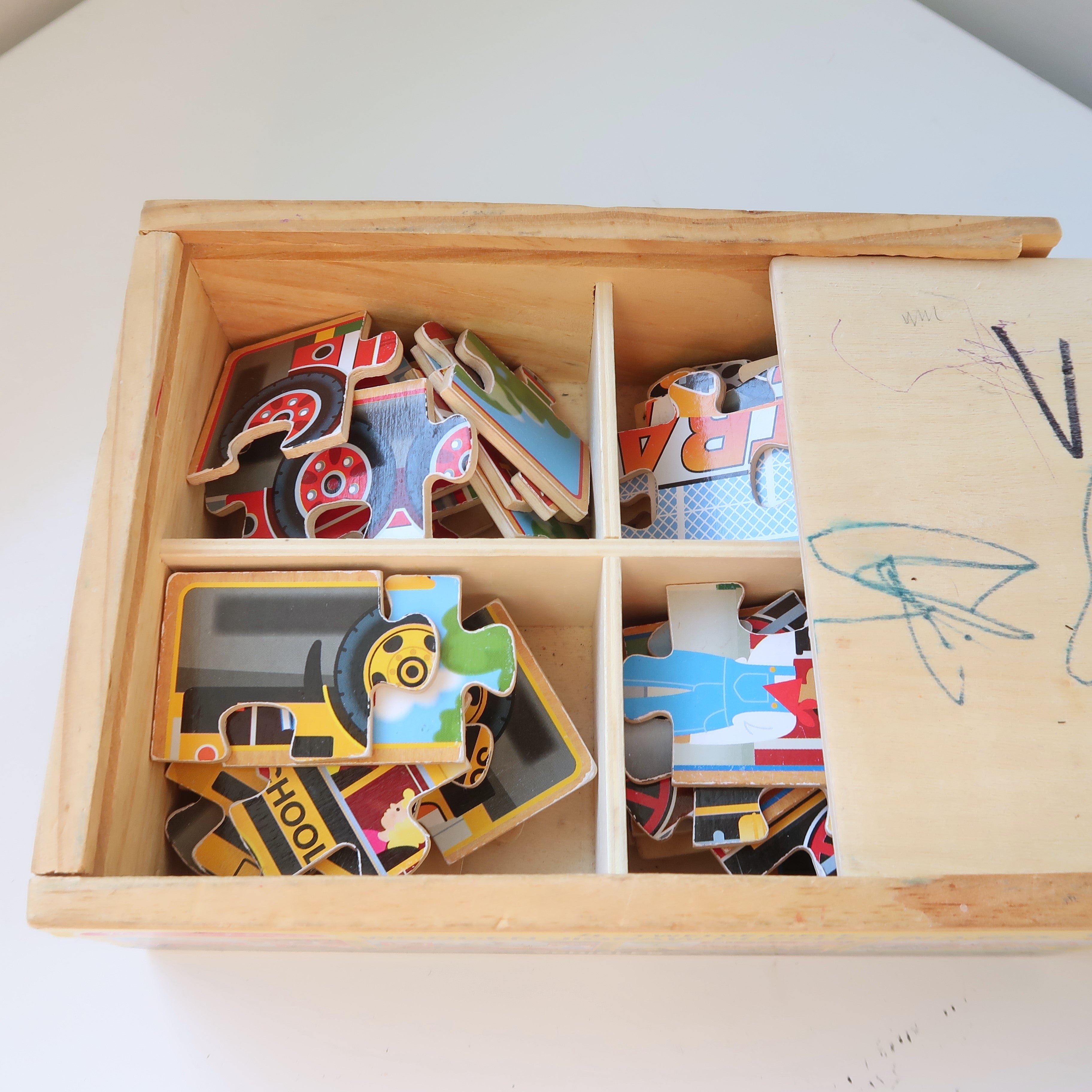 Melissa & Doug - Vehicle Puzzle Set