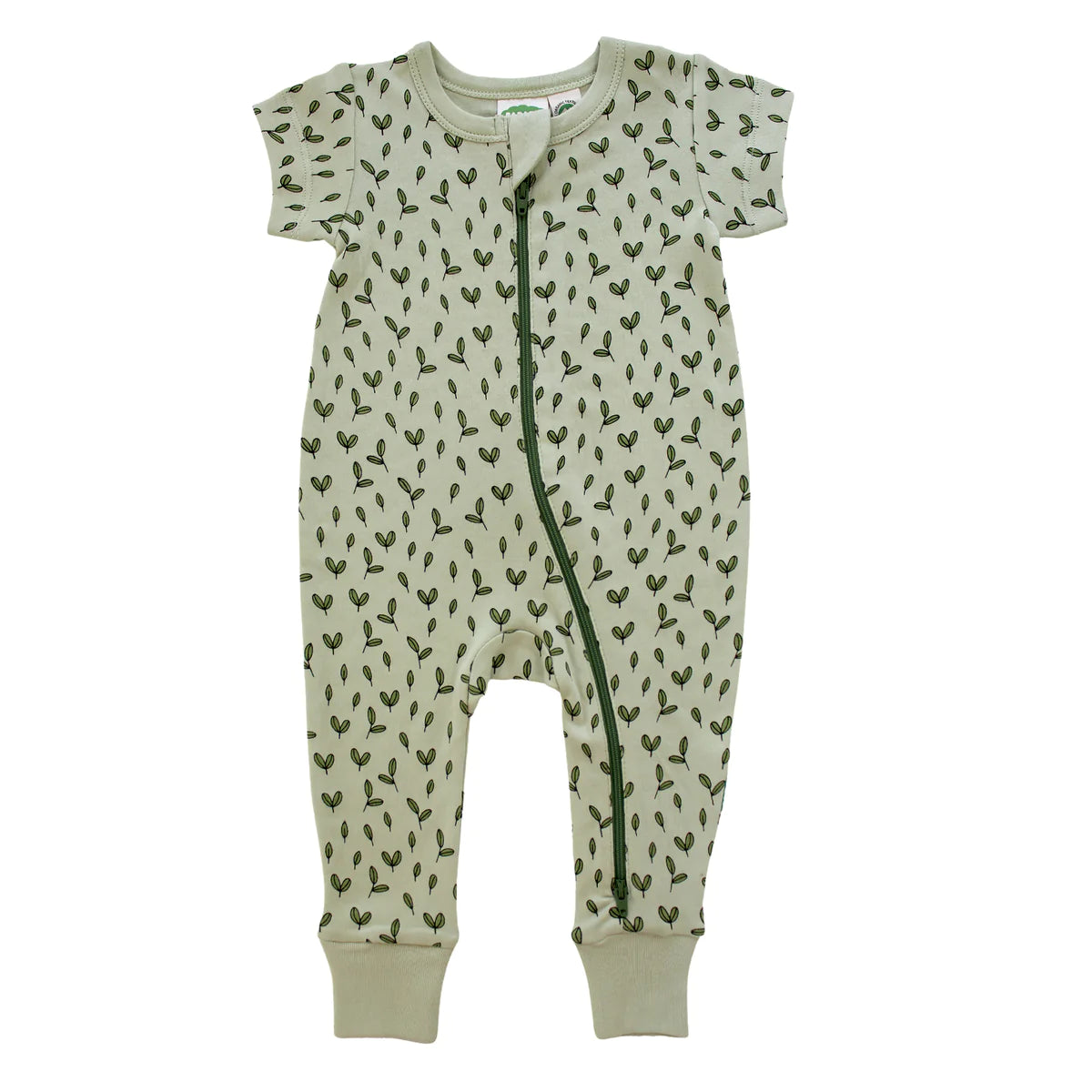 Parade Organics - Short Sleeve Romper (Sprouts)