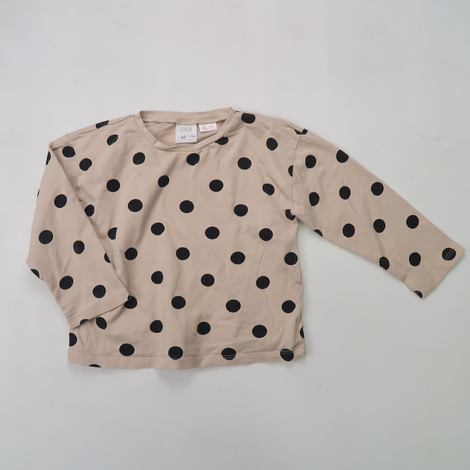 Zara - Long Sleeve (3/4Y) *faint mark