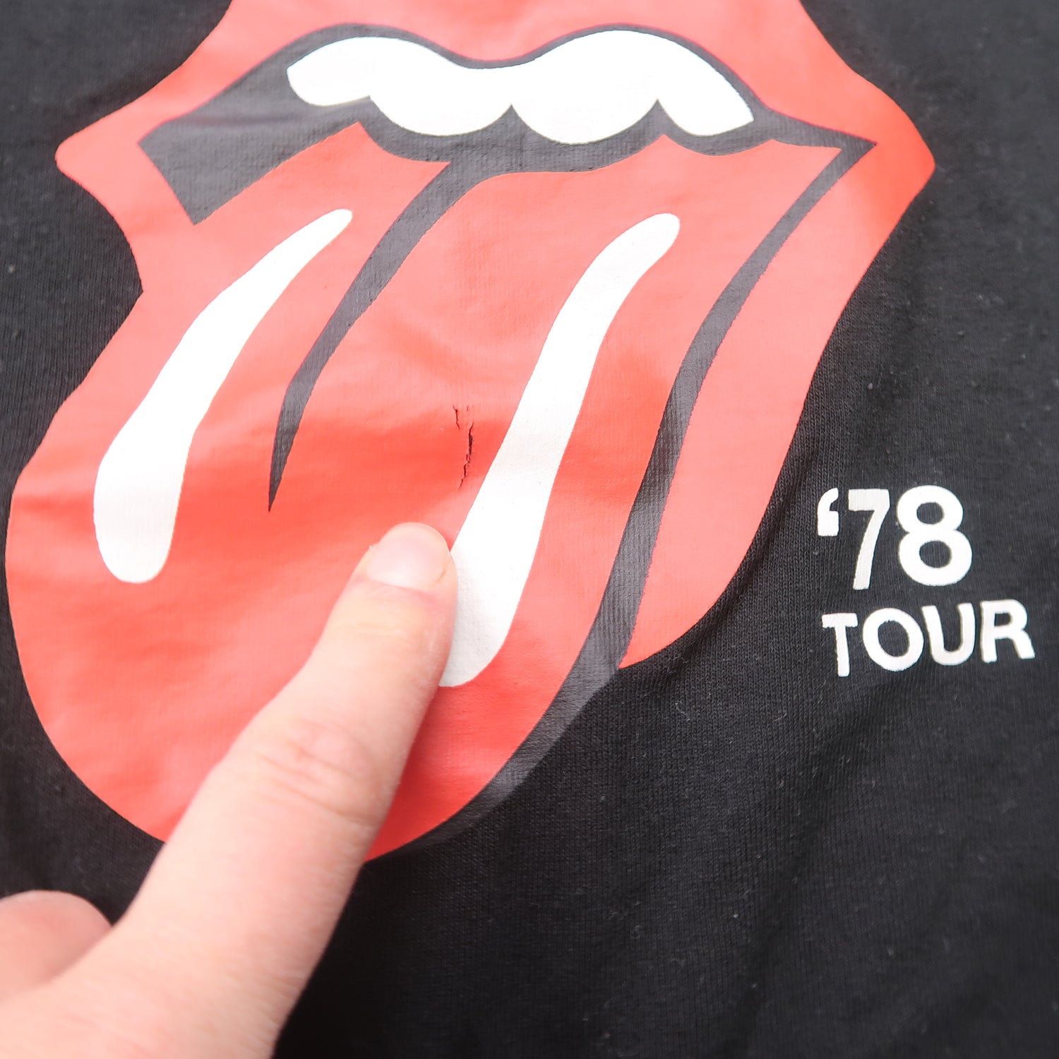 Rolling Stones - T-Shirt (5Y) *small crack