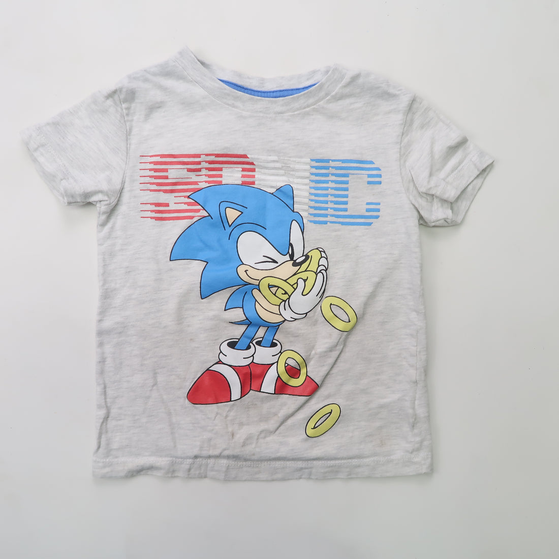 Sonic - T-Shirt (4/5Y) *faint mark