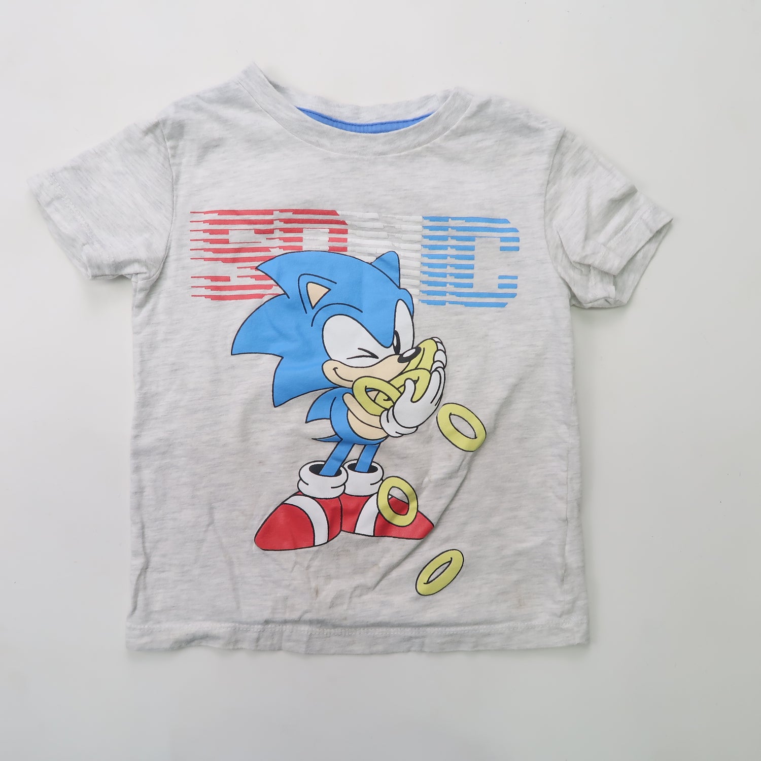 Sonic - T-Shirt (4/5Y) *faint mark