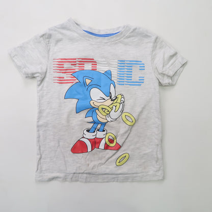 Sonic - T-Shirt (4/5Y) *faint mark