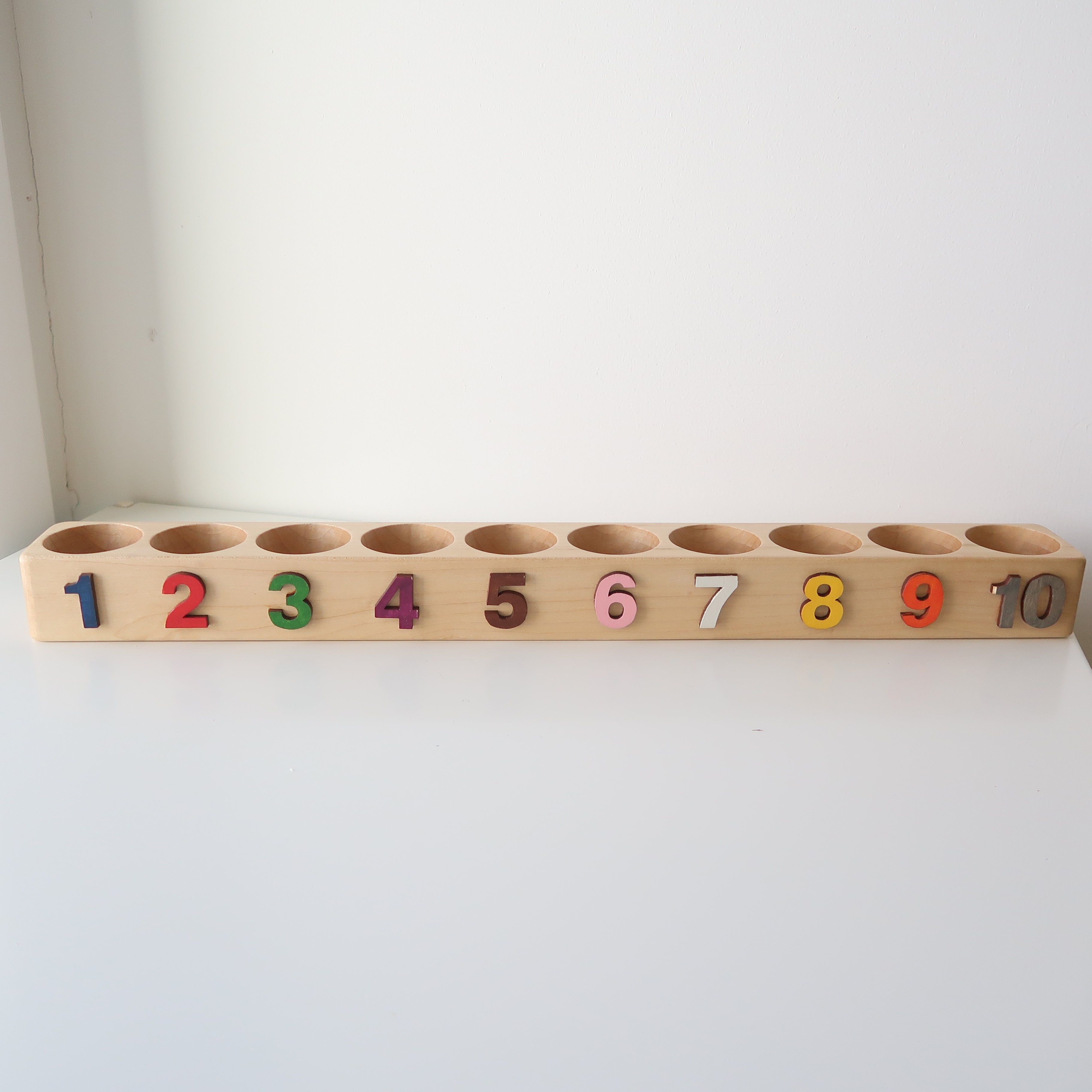 Woodinout - Wooden Sticks Counting Tray
