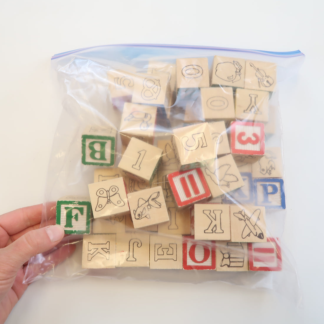 Unknown Brand - Wooden Alphabet Blocks