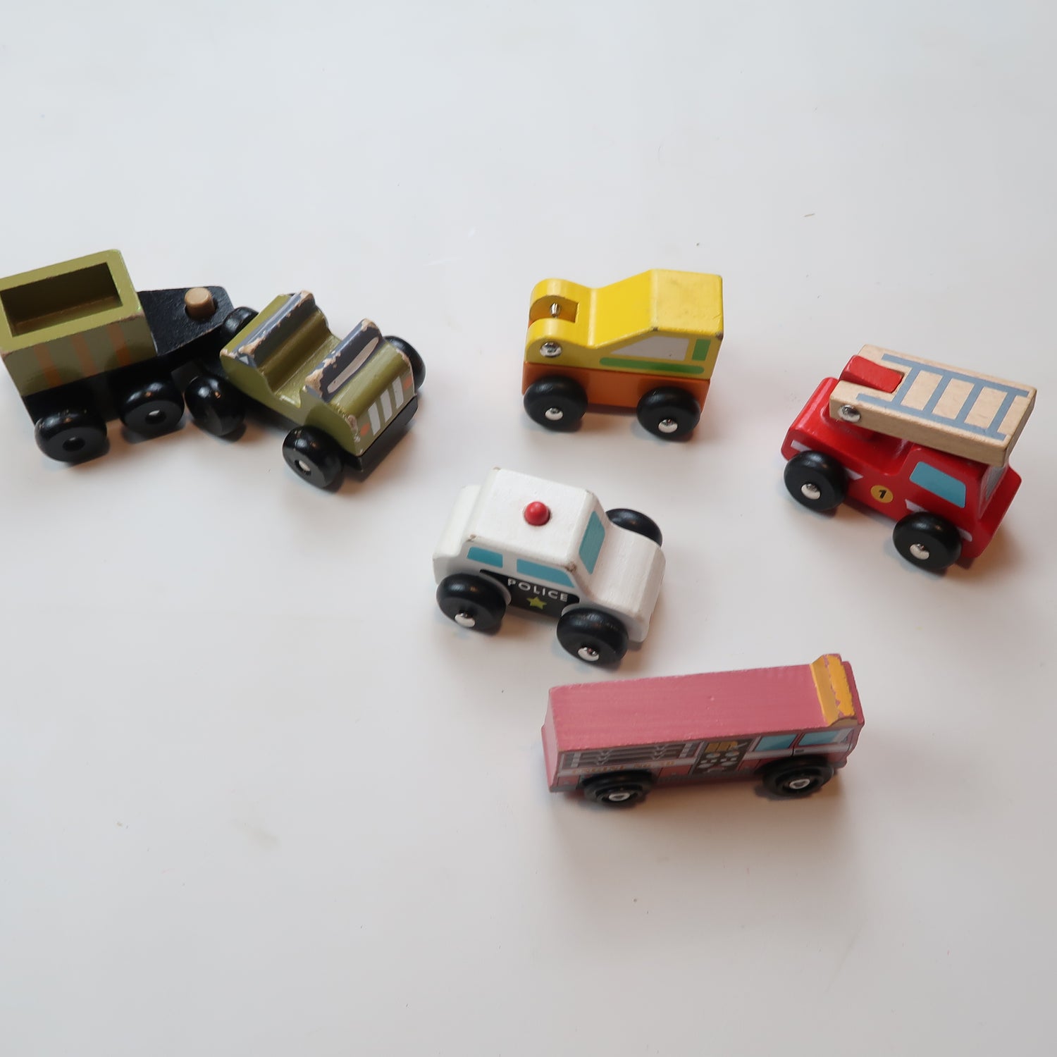 Mixed - Wooden Vehicle Set (Toy)