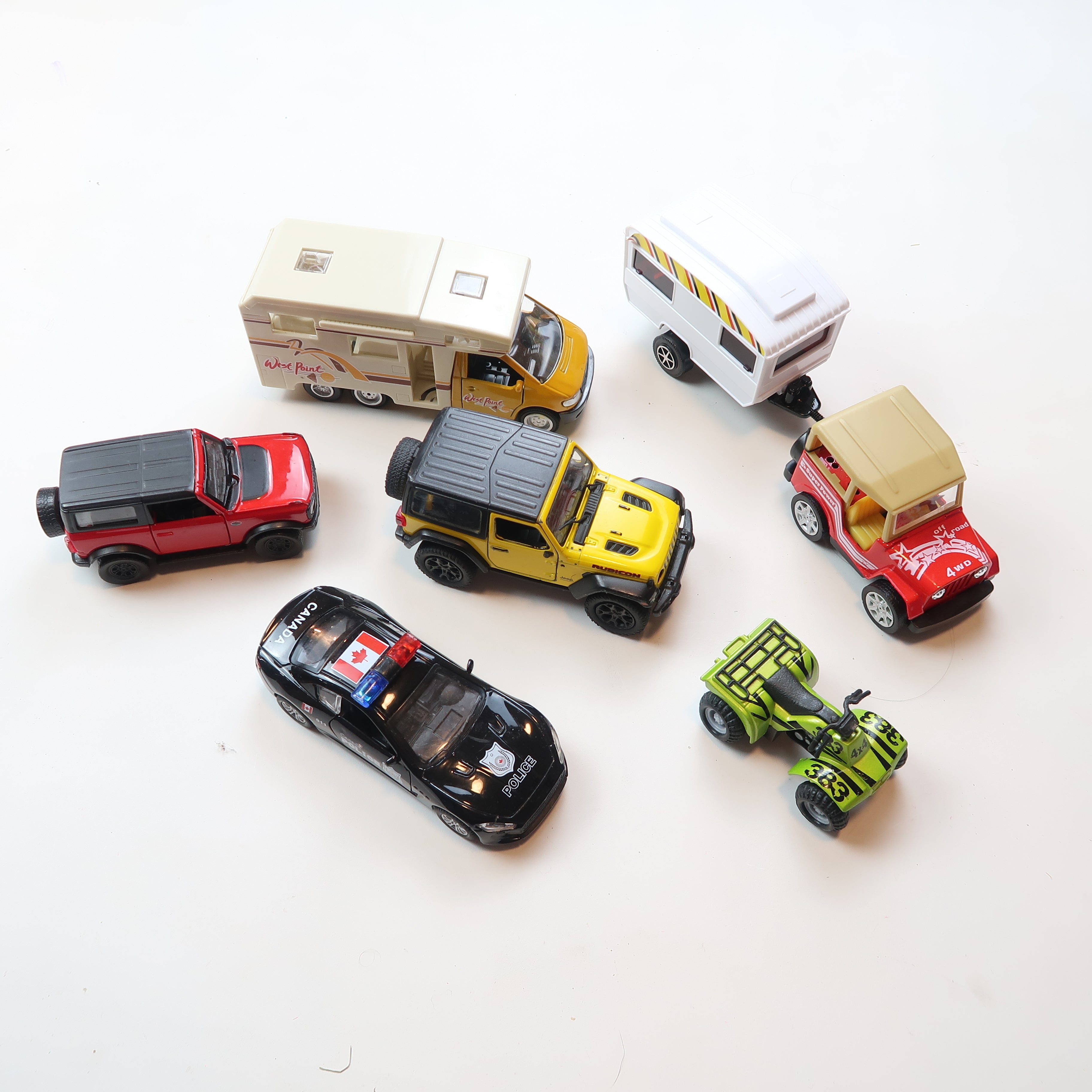 Mixed - Die Cast Camping Vehicle Set (Toy)