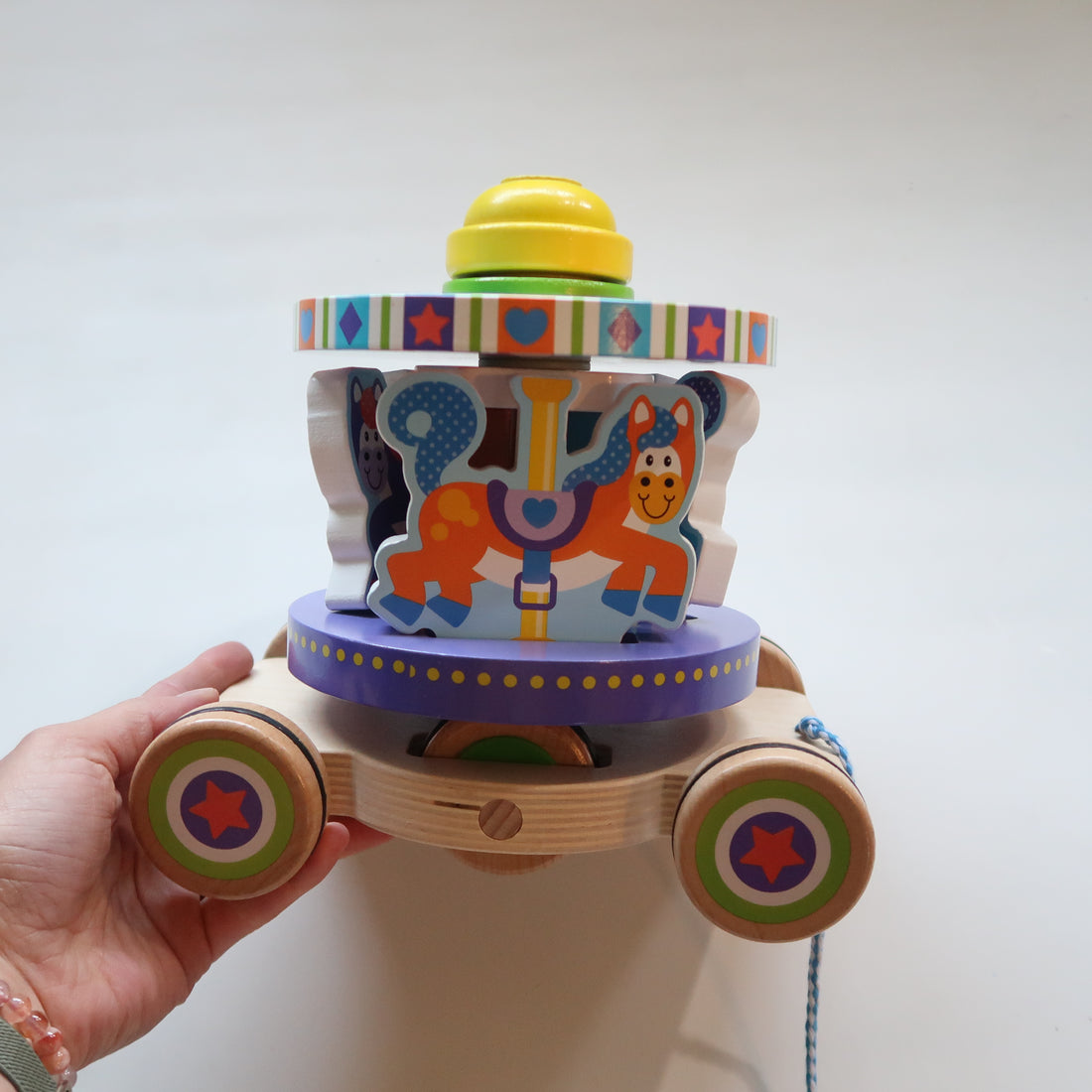 Melissa &amp; Doug - Pull Along Carousel Toy