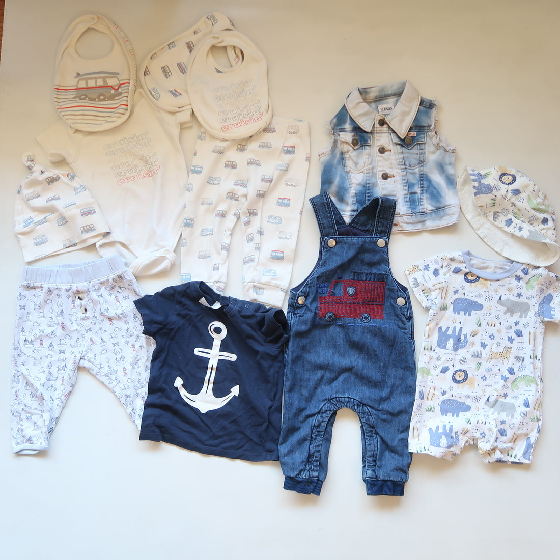 6-12M Summer Boy Bundle