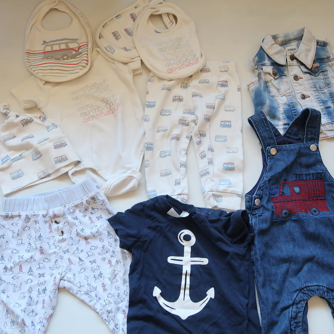 6-12M Summer Boy Bundle
