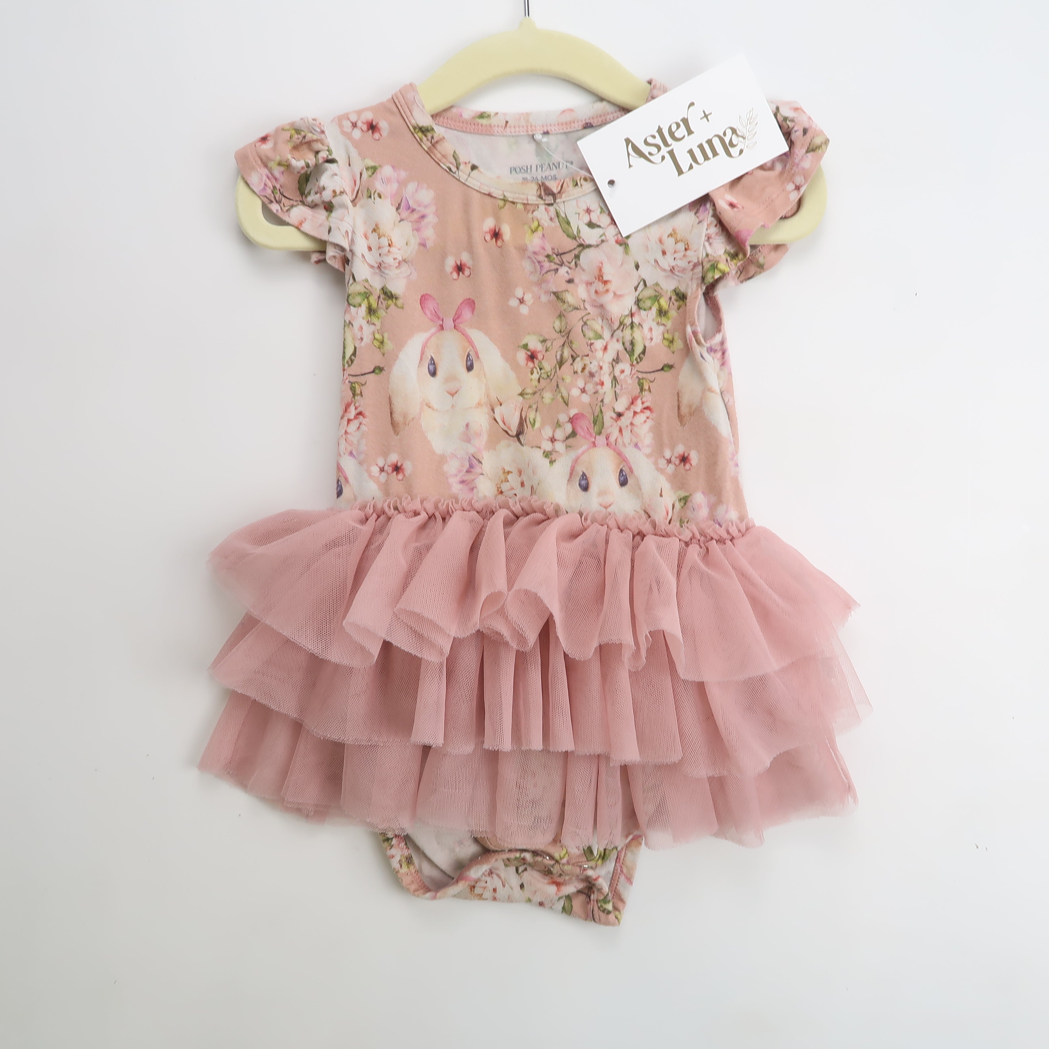 Posh Peanut - Bodysuit Dress (18-24M)