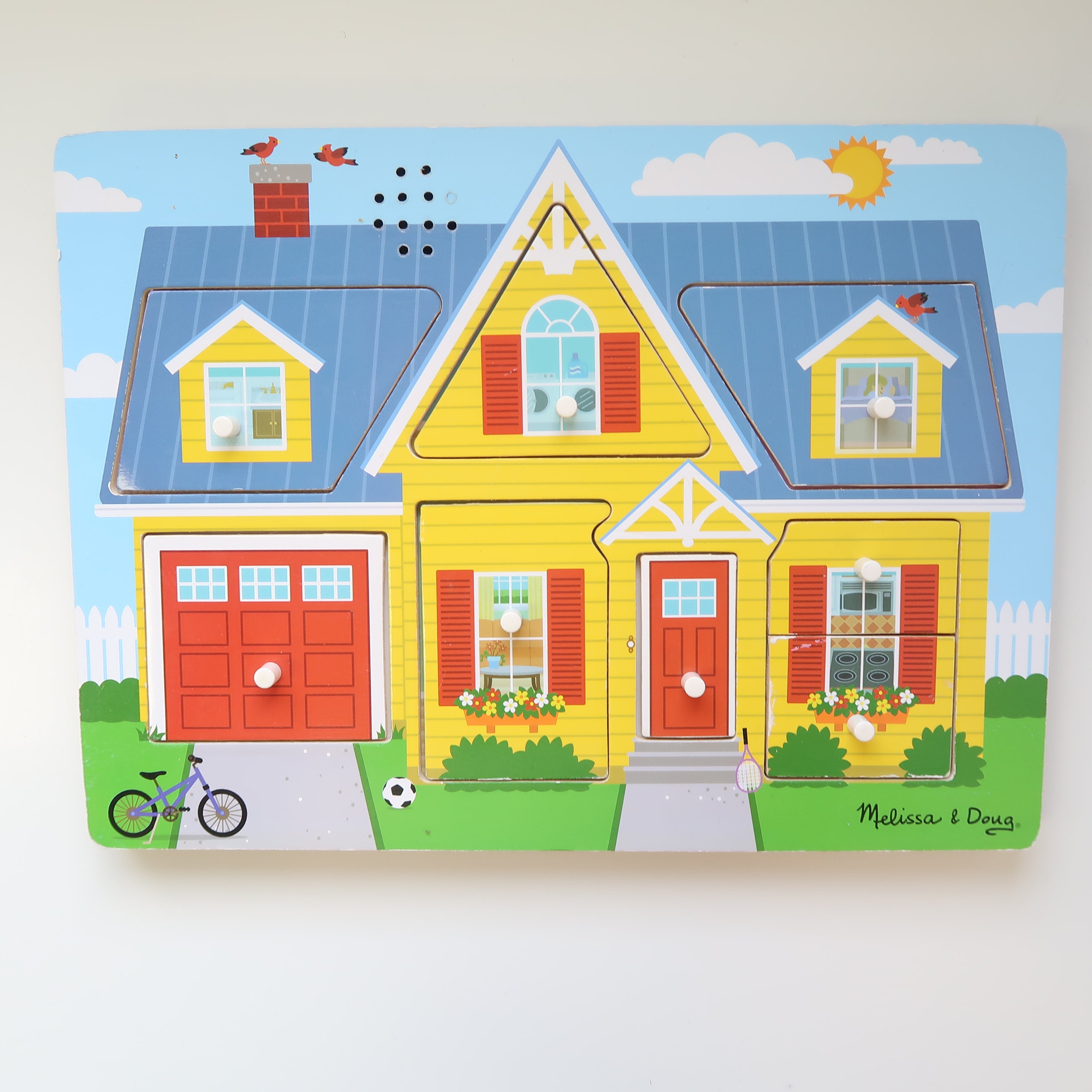 Melissa &amp; Doug - Around the House Sound puzzle