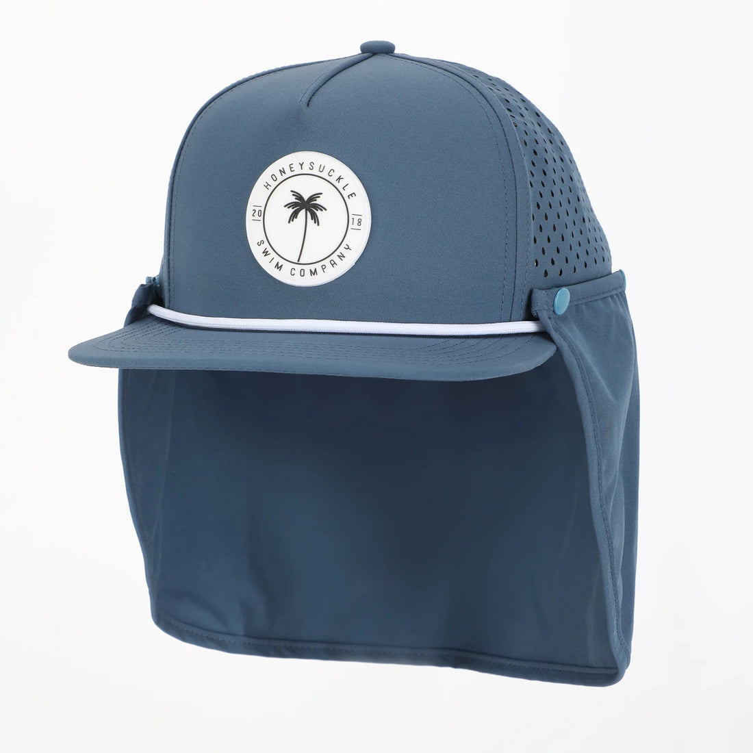Honeysuckle Swim Co - Snapback Hat (Dark Blue)