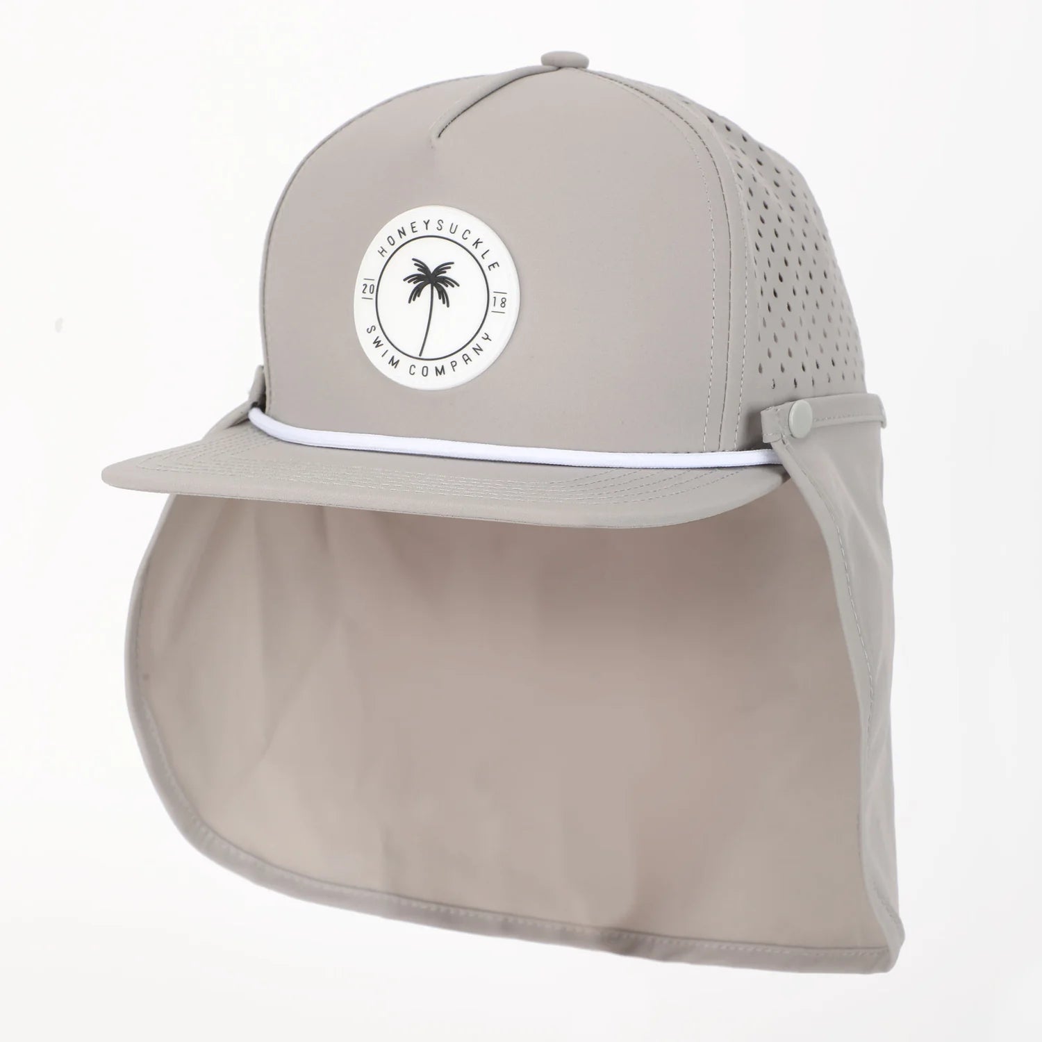 Honeysuckle Swim Co - Snapback Hat (Warm Gray)