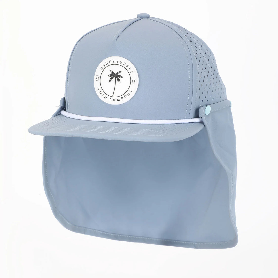 Honeysuckle Swim Co - Snapback Hat (Light Blue)