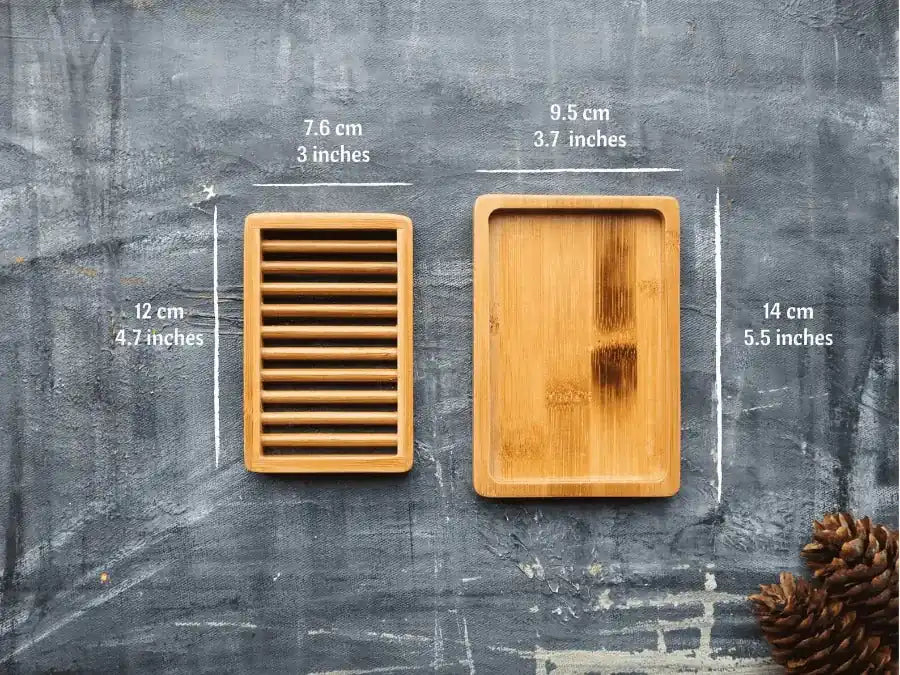 Plantish - Dual-Layer Bamboo Soap Dish